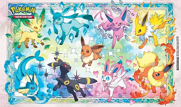 POKEMON PRISMATIC EVOLUTIONS OFFICIAL PLAYMAT